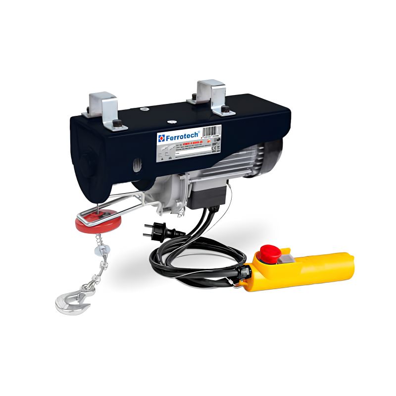 Polipasto Eléctrico 4mmx12,5 1000W 250/500kg Ferrotech - 24967