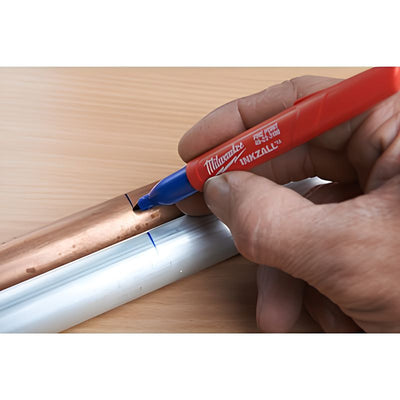 Pack 4 Marcadores Milwaukee INKZALL™ Punta Fina 1 mm Colores - Ref. 48223106