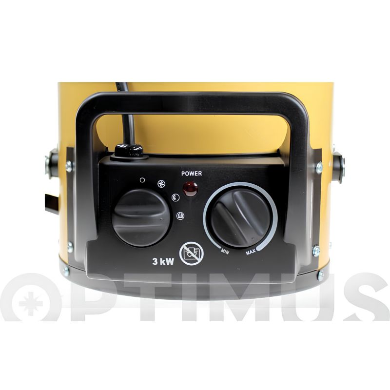 Calefactor Cerámico Profesional IRONSIDE 3000 W con Termostato e Inclinación Ajustable