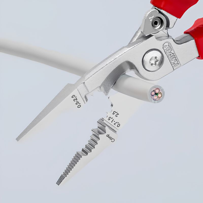 Alicate para instalaciones eléctricas KNIPEX 13 96 200 VDE - 6 funciones