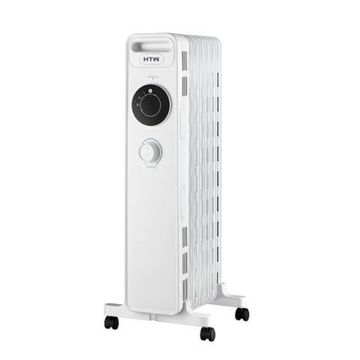 Radiador de Aceite Digital HTW 1500 W 7 Elementos con Pantalla LED y 3 Potencias - HTW-RAD71500NY