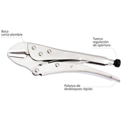 Tenaza de Presión 250mm Ferrotech - 27142