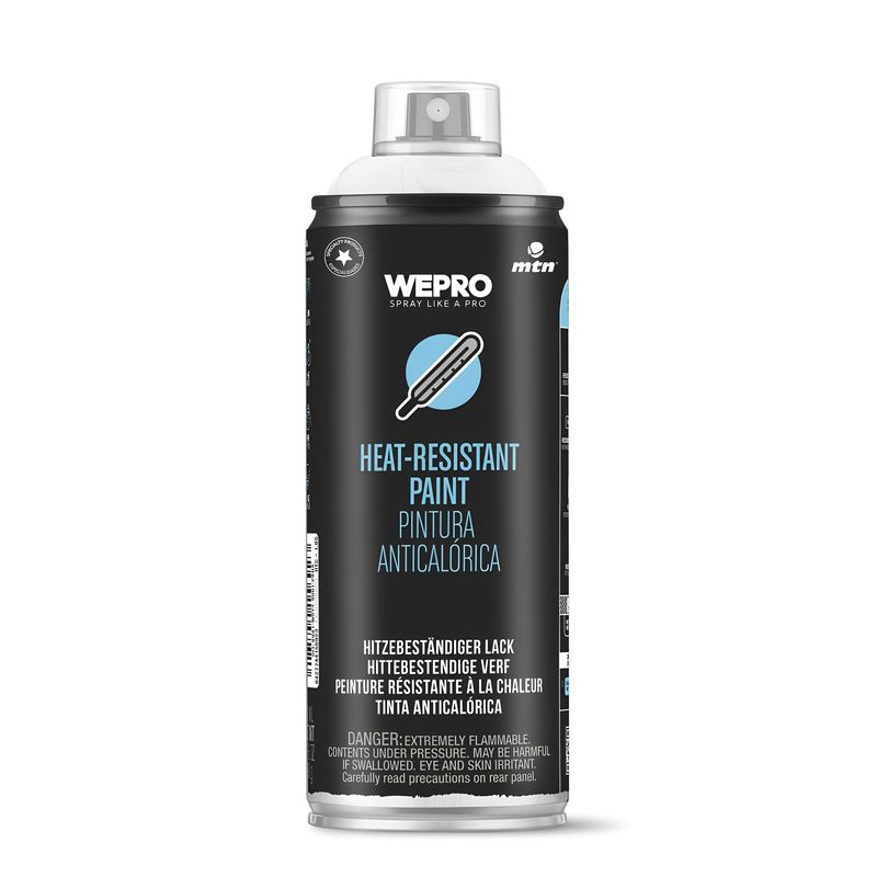 Pintura Anticalórica en Spray Negra 400ml Montana Colors - EX014PR0201