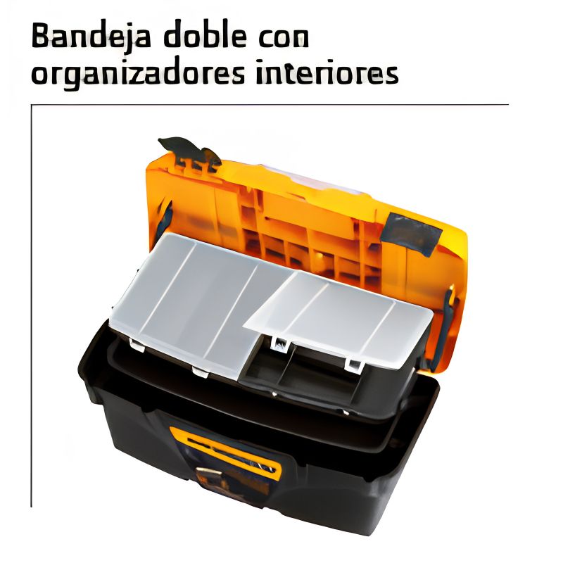 Caja de Herramientas 434x250x238mm Ferrotech - 20083