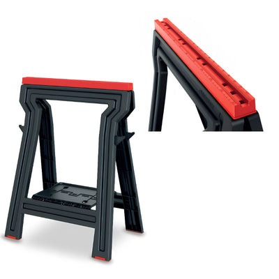 Escalera plegable 2 peldaños TITAN-150 470x435x630 KISTENBERG