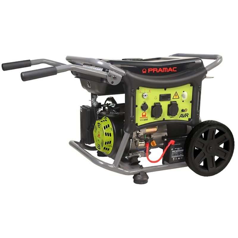 Generador electrico gasolina portatil 230v 50Hz WX3200 electrico AVR+CONN PRAMAC
