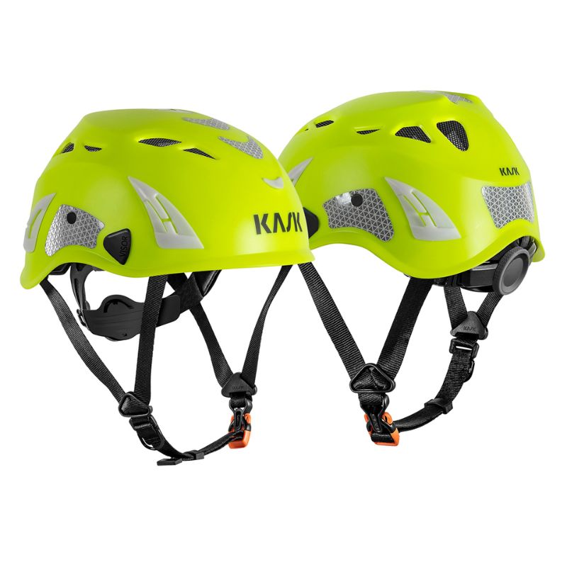 Casco Amarillo Fluorescente Superplasma AQ HI VIZ EN397 KASK