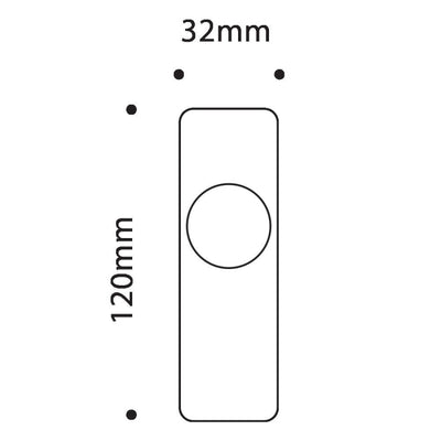 Tirador de Armario 120X32mm Divalfer