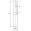 NUDO SOLDAR 20x120 C/RODAMIENTO AXIAL