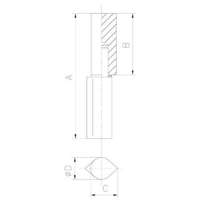 NUDO SOLDAR GOTA 23x180