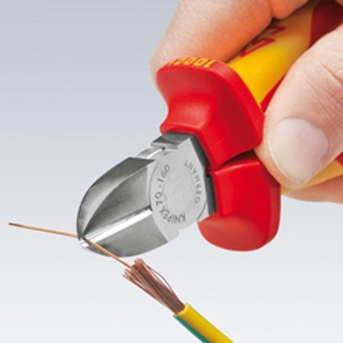 KNIPEX ALICATE CORTE DIAGONAL VDE- 180MM