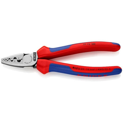 Alicate Entallar Terminales 0,26 - 16,0 mm  KNIPEX 97 72 180