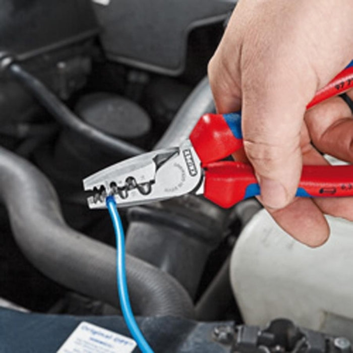 Alicate Entallar Terminales 0,26 - 16,0 mm  KNIPEX 97 72 180