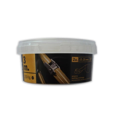 Cinta de Amarre 25mm x 3m Carga 500KG (2 Uds) HOBBY 500 MURTRA