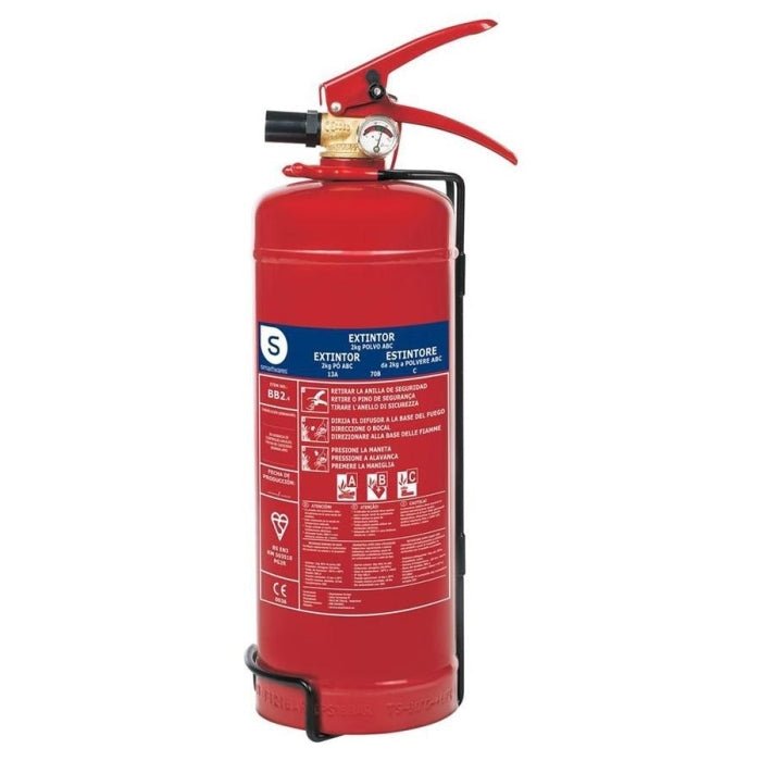 Extintor para Vehículo 2 Kg Polvo SMARTWARES FEX-15122