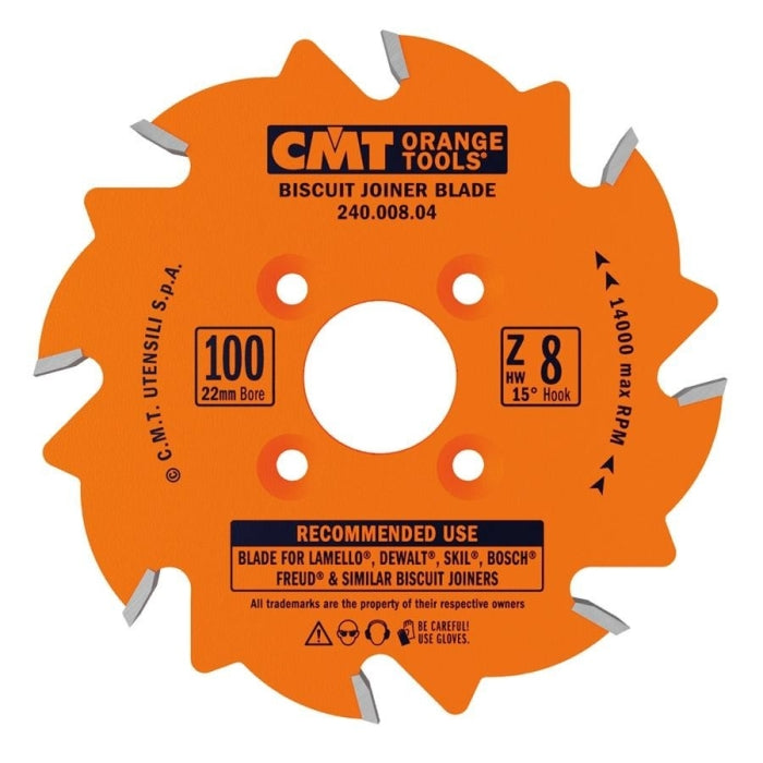 Disco Sierra Circular 100x3.96/2.8x22 Z8 240.008.04 CMT