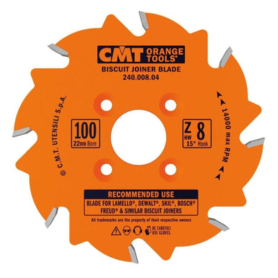 Disco Sierra Circular 100x3.96/2.8x22 Z8 240.008.04 CMT