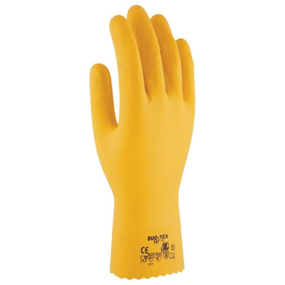 GUANTE LATEX AMARILLO DUO-TEX GSS-002 3L