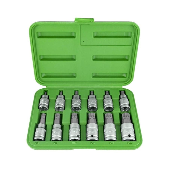 Set de 12 Piezas de 1/2'' Punta 12 Cantos