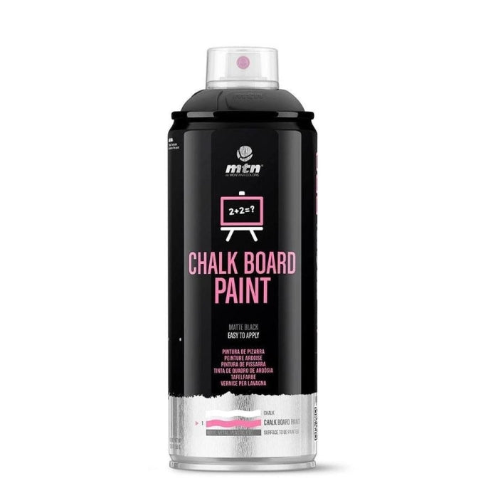 Spray de Pintura Efecto Pizarra Negra 400ml MTN