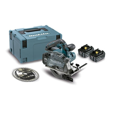 Cortador de Metal con Deposito DCS553RTJ 150mm 18V MAKITA