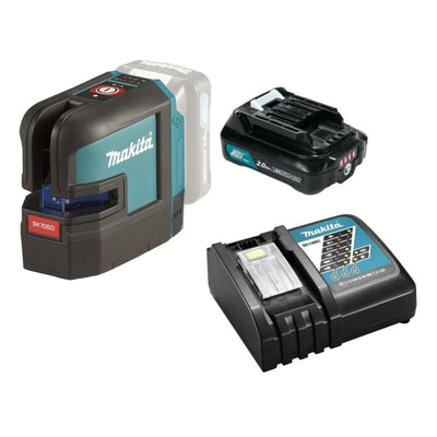 Nivel Láser en Cruz SK105DZ 10,8V CXT+ Batería 2 Ah + Cargador MAKITA