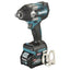 Llave impacto BL 40Vmax + 2 Baterías 4.0Ah + Cargador TW007GD201 MAKITA