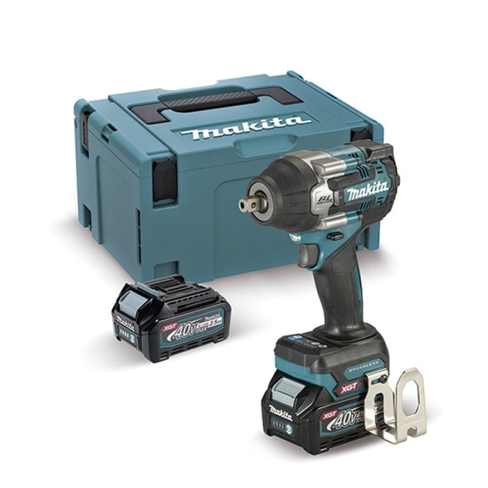 Llave impacto BL 40Vmax + 2 Baterías 2.50Ah + Cargador  TW008GD201 MAKITA