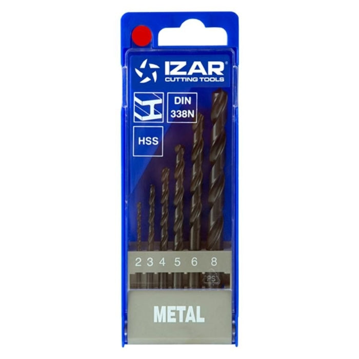 Juego Brocas HSS Metal1462 IZAR 6 uds.