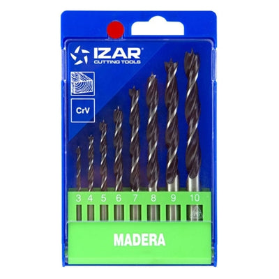 Juego Brocas Madera 1438 IZAR 8 uds.