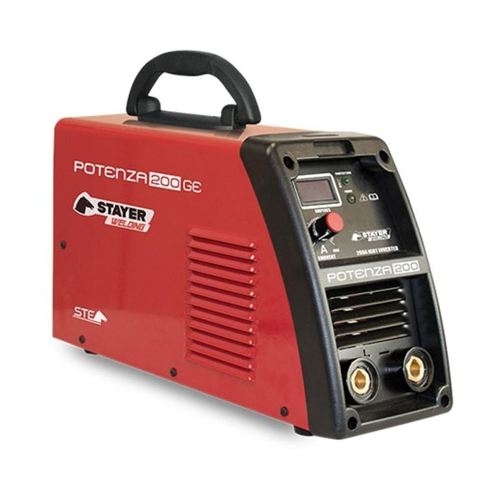 Equipo Soldadura Inverter MMA STAYER POTENZA 200 GE K