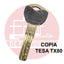 Copia de llave de Seguridad TESA TX80