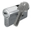 CILINDRO SEGURIDAD T60 30x10 NIQUEL TESA