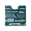 Estuche de Herramientas y Llaves 215 Piezas Mannesmann M98430