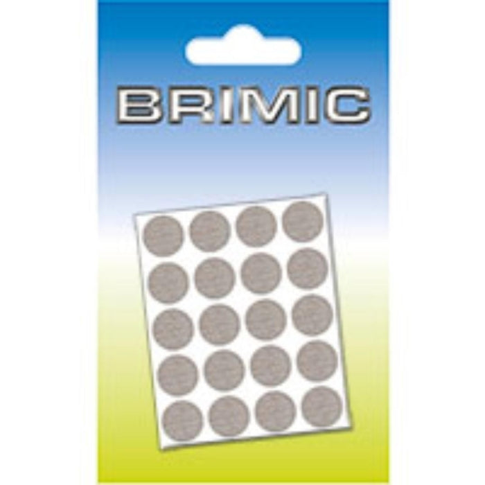 TAPON ADH.BLISTER 13MM TEXTIL BEIG(100)