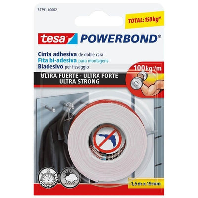 CINTA DOBLE CARA ULTRA STRONG 1.5MT 55791 TESA TAPE