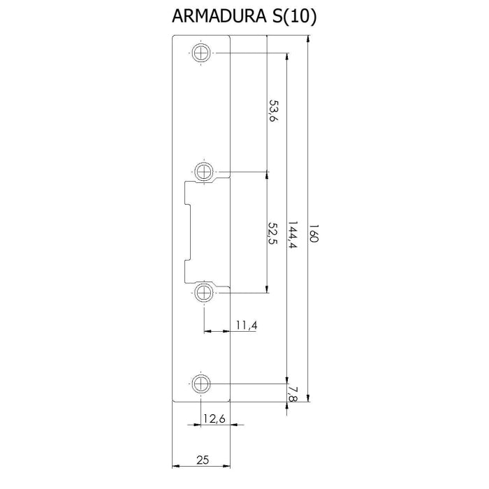 Portero Eléctrico Automático Desbloqueo V AC 45ADF/SG