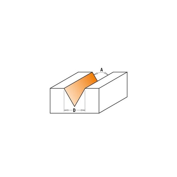 Fresa para Letras 60º D13x11 Z3 Mango 8 958.001.11 CMT