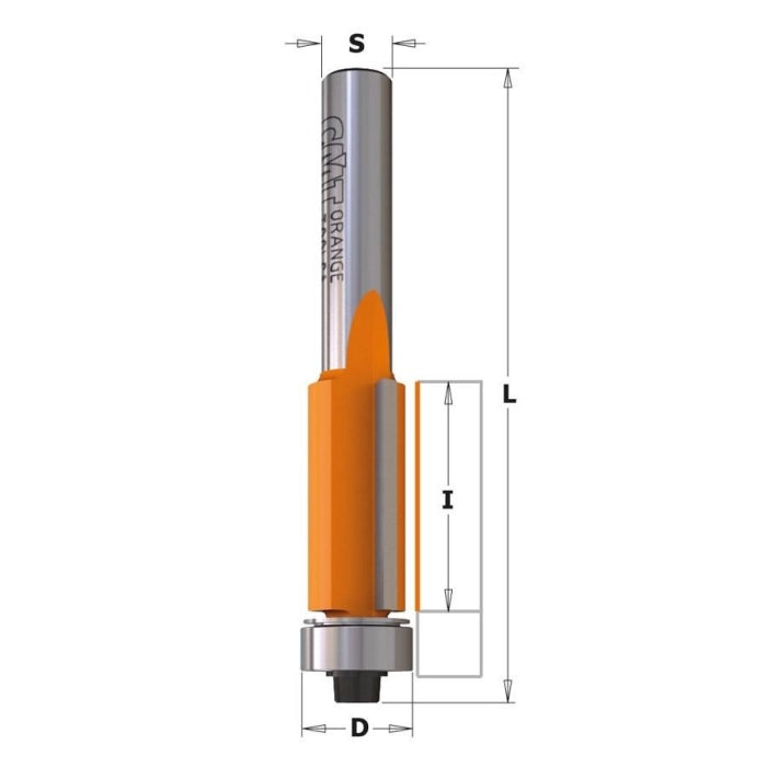 Fresa para Refundir D6.35x25.4 Mango 6 CMT 706.064.11