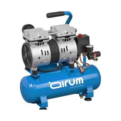 Compresor silencioso 6Lt 1Hp 8Bar SILTEK Airum B2BB104LEV641