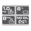 Compresor silencioso 6Lt 1Hp 8Bar SILTEK Airum B2BB104LEV641
