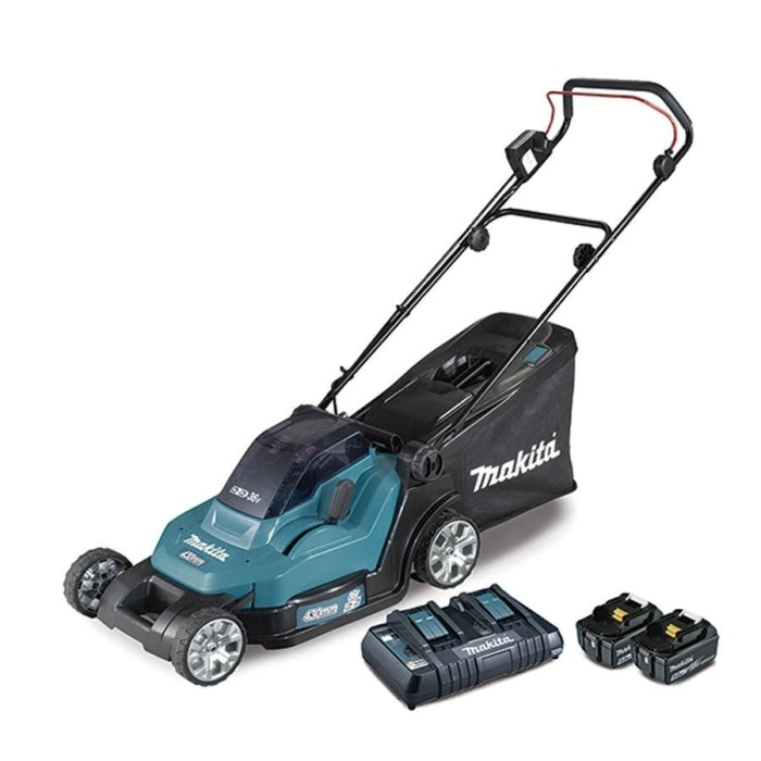 Cortacésped 18Vx2 5,0 Ah LXT 43cm DLM432CT2 MAKITA