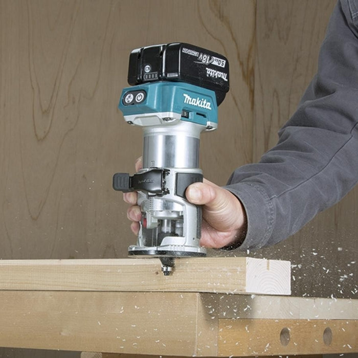 Fresadora Multifunción BL 18V LXT 6 / 8 mm DRT50Z MAKITA