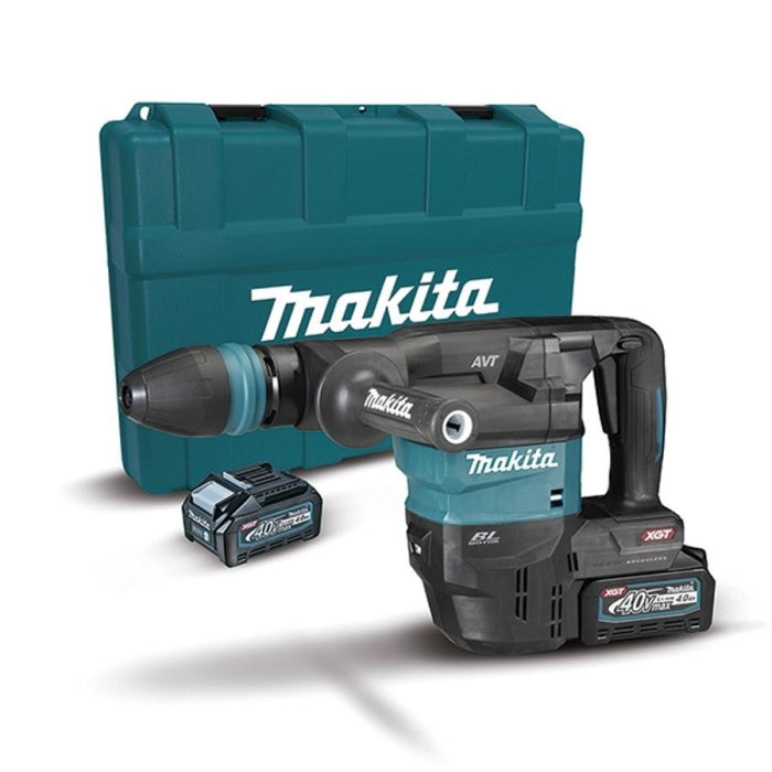 Martillo Demoledor BL 40Vmáx 4,0 Ah XGT SDS-MAX 7,1kg AVT AWS HM001GM201 MAKITA