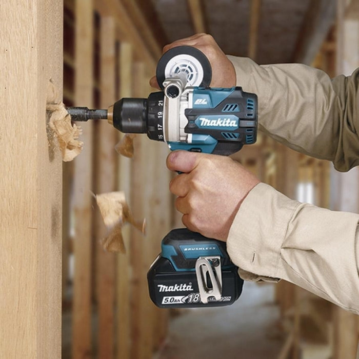 Makita DLX2552TJ Combo Miniamoladora DGA504Z + Taladro DHP486Z + 2 Bat 5.0Ah DLX2413TJ MAKITA