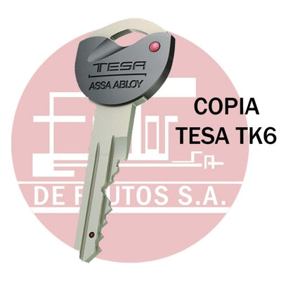 Copia de llave de Seguridad TESA TK6