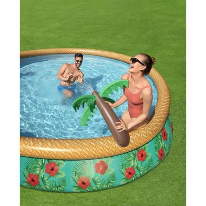 Piscina Circular Poliester/PVC 457X84cm PARADISE PALMS 57416 BESTWAY