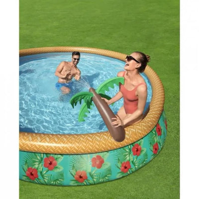 Piscina Circular Poliester/PVC 457X84cm PARADISE PALMS 57416 BESTWAY