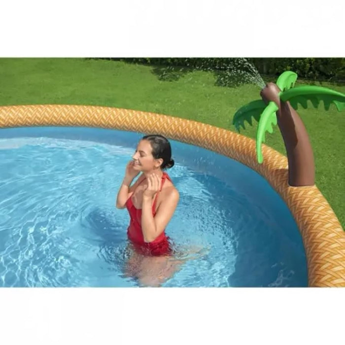 Piscina Circular Poliester/PVC 457X84cm PARADISE PALMS 57416 BESTWAY