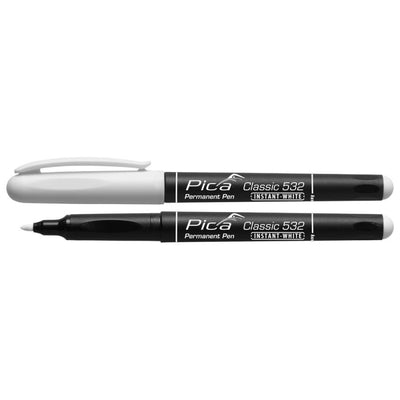 Marcador Permanente Punta Media Blanco Classic 532 PICA
